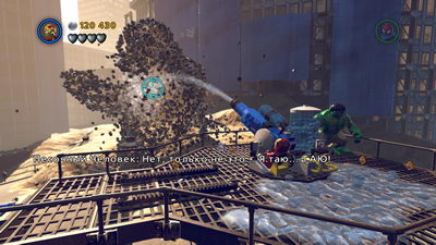 Lego Marvel SuperHeroes. Суета на Центральном вокзале. Босс: Песочный человек Lego Marvel. Босс: Песочный человек