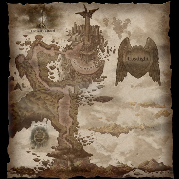 Darksiders 2 Бродячий Камень Карта