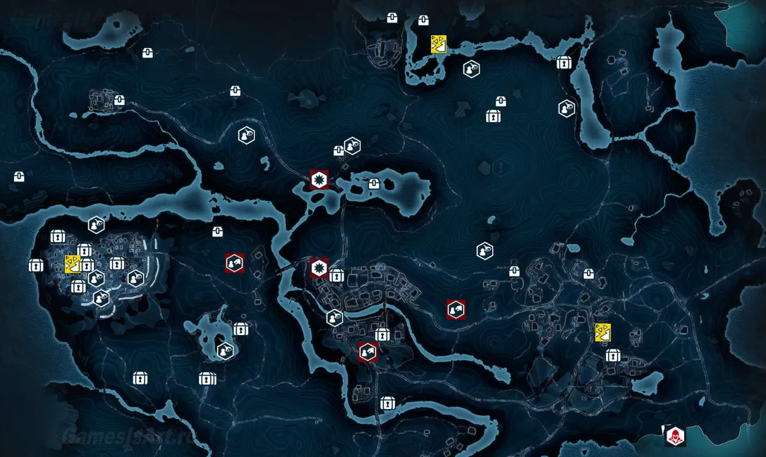 Assassins Creed 3. Карта: Фронтир из DLC