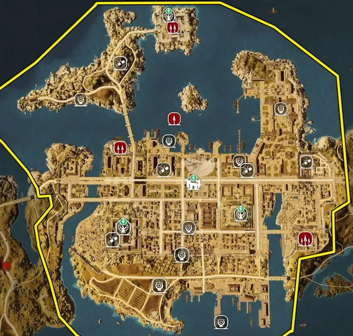 Assassin's Creed: Origins. Карта 4. Александрия
