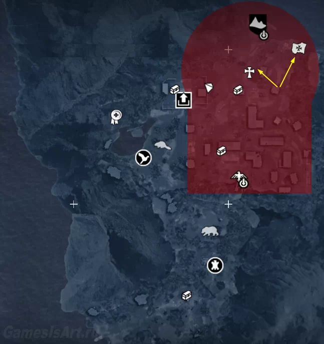Assassins Creed Rogue. Карта: Остров Пен