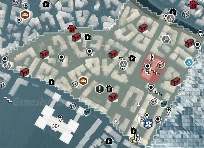 Assassins Creed: Unity. Карта: Сорбонна