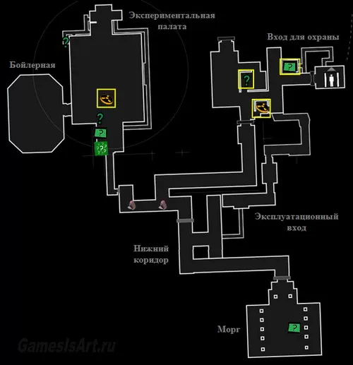Batman AA. Карта: Медблок. 2-ой этаж