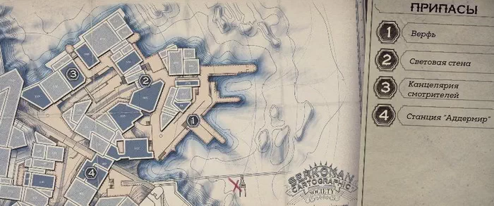 Dishonored 2. Карта Карнака