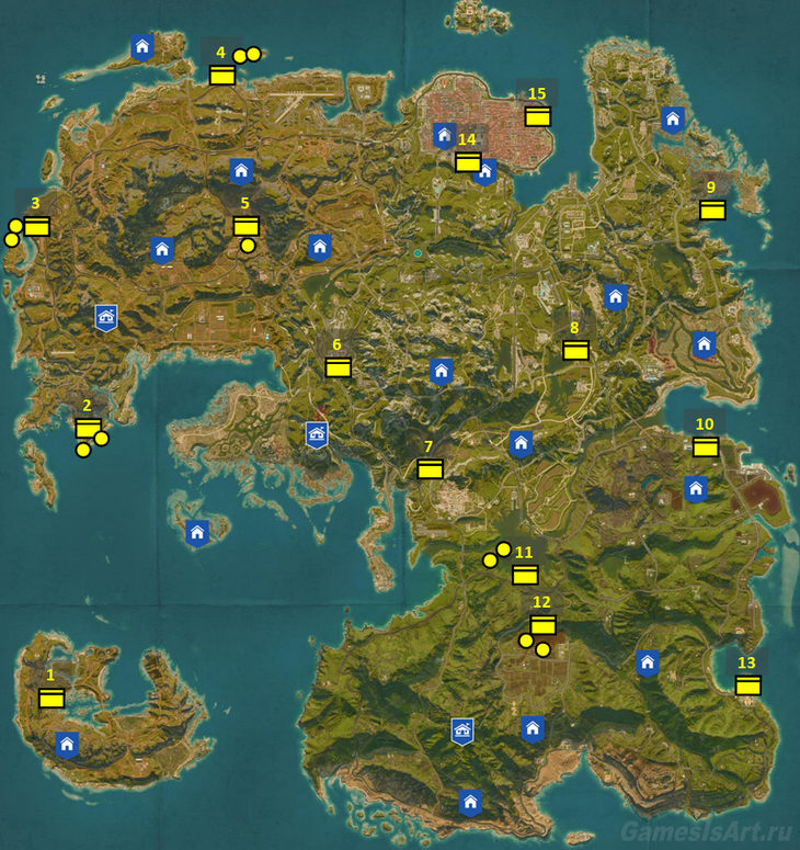 Far Cry 6. Карта: Криптограммы