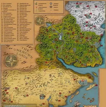 Готика 3. Карта сундуков