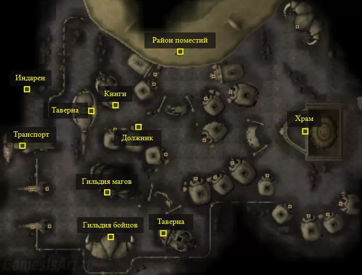 Morrowind. Карта: Альд'рун