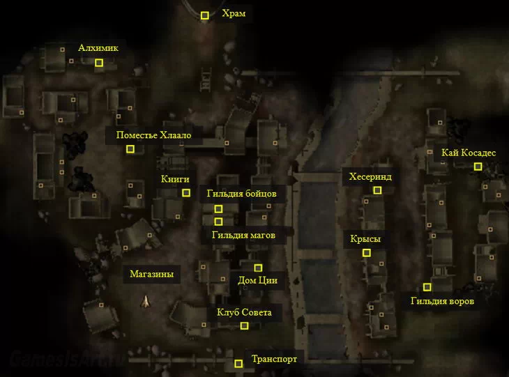 Morrowind. Карта: Балмора