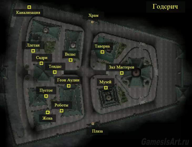 Morrowind. Карта: Годсрич