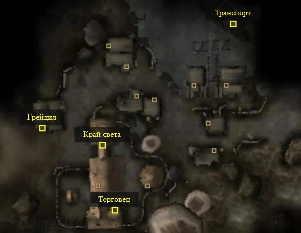 Morrowind. Карта: Дагон Фел