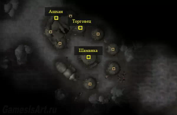 Morrowind. Карта: Лагерь Эрабенимсунов