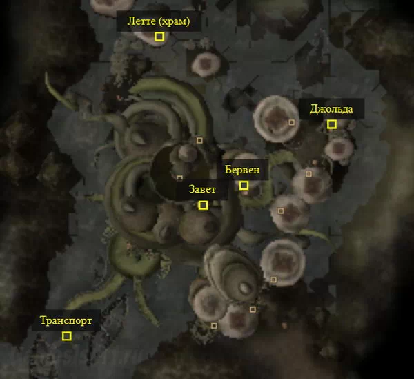 Morrowind. Карта: Тель Мора