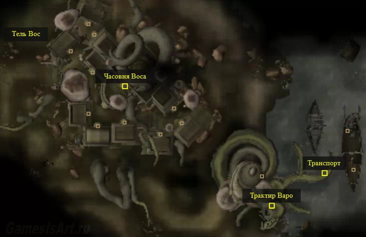 Morrowind. Карта: Вос