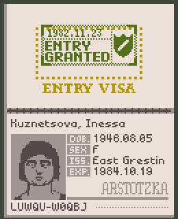 паспорт Arstotozka