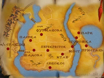 Петька 8. Карта деревни