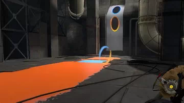 Portal 2. Три геля — комната