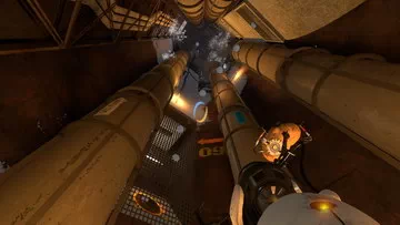 Portal 2. Три геля — трубы