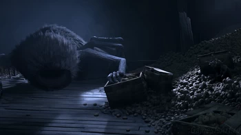 Reanimal. Огромный паук Reanimal. Огромный паук