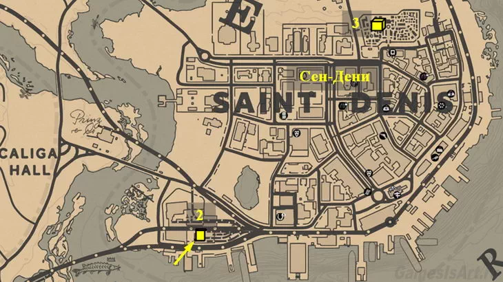 Red Dead Redemption 2. Карта сокровищ Le Tresor Des Morts 2, клад