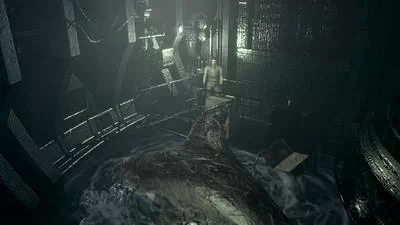 Resident Evil. Резервуар с акулами