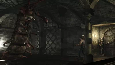Resident Evil 0. Учебный центр Амбреллы. Гигантская сороконожка