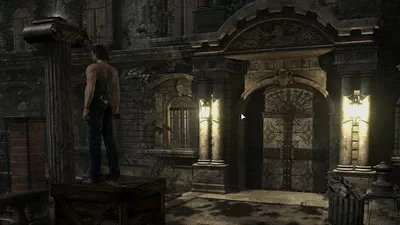 Resident Evil 0. Учебный центр Амбреллы. Двери с символами воды