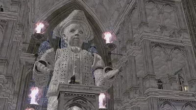 Resident Evil 4. Зал со статуей Салазара