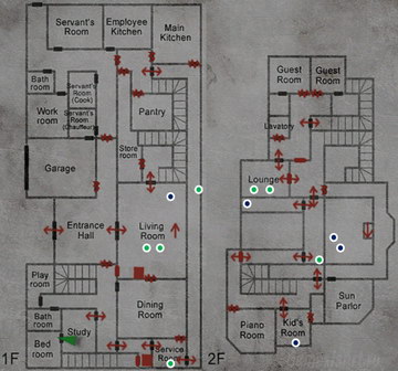 Silent Hill 2. Карта: Дом Болдуинов