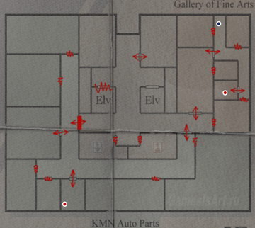 Silent Hill 3. Карта: Офисное здание 5 этаж