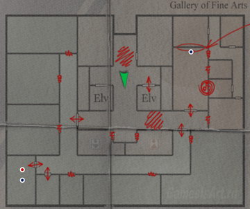 Silent Hill 3. Карта: Офисное здание 5 этаж