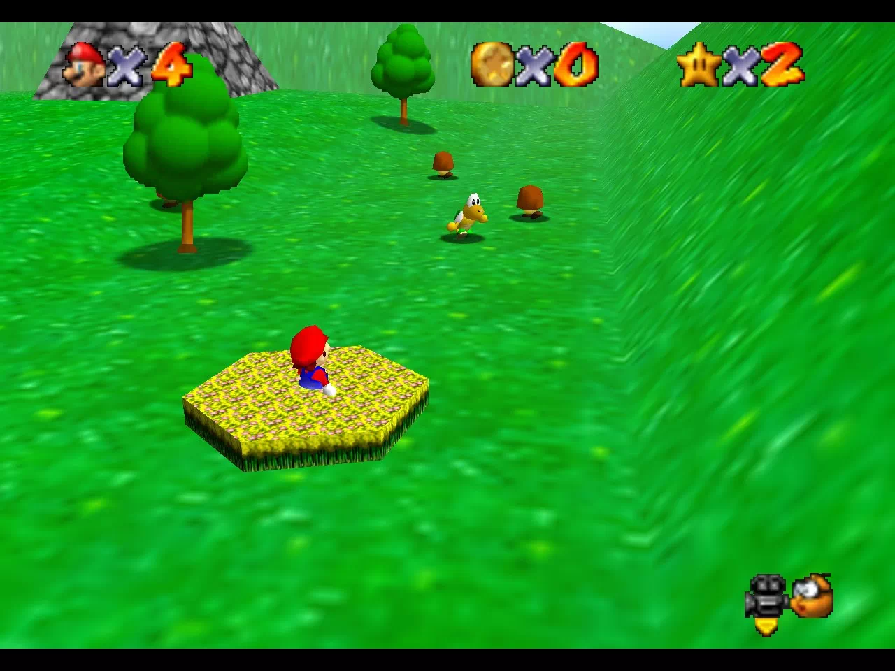 Super Mario 64. Сражение боб-омбов