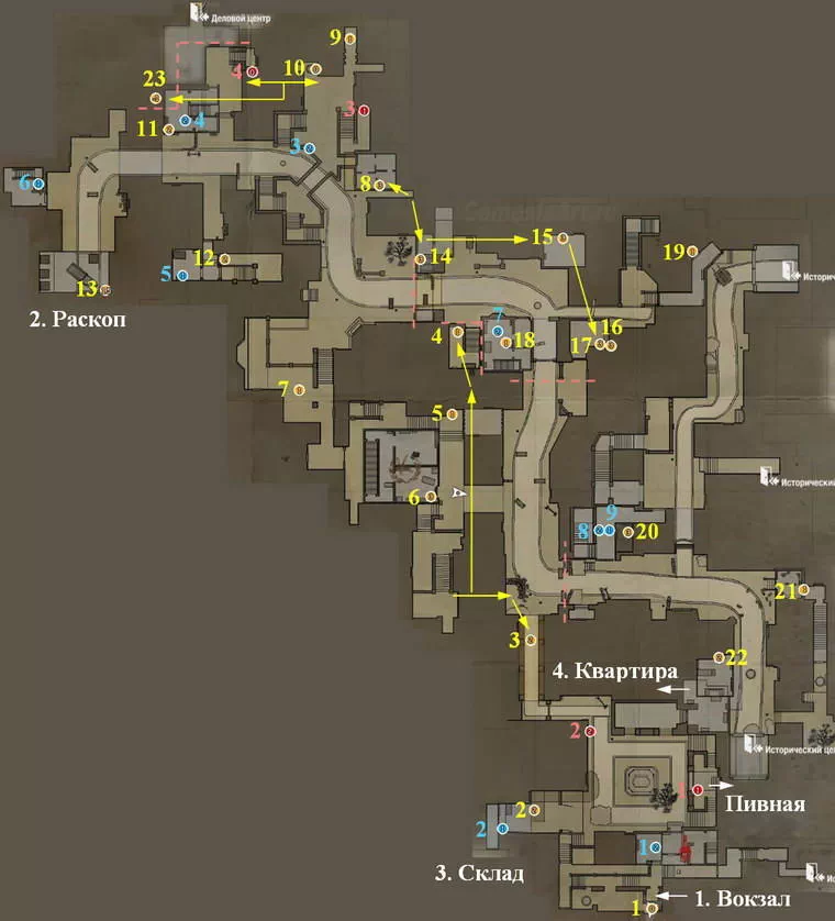 Wolfenstein 2009. Карта: Исторический центр — запад