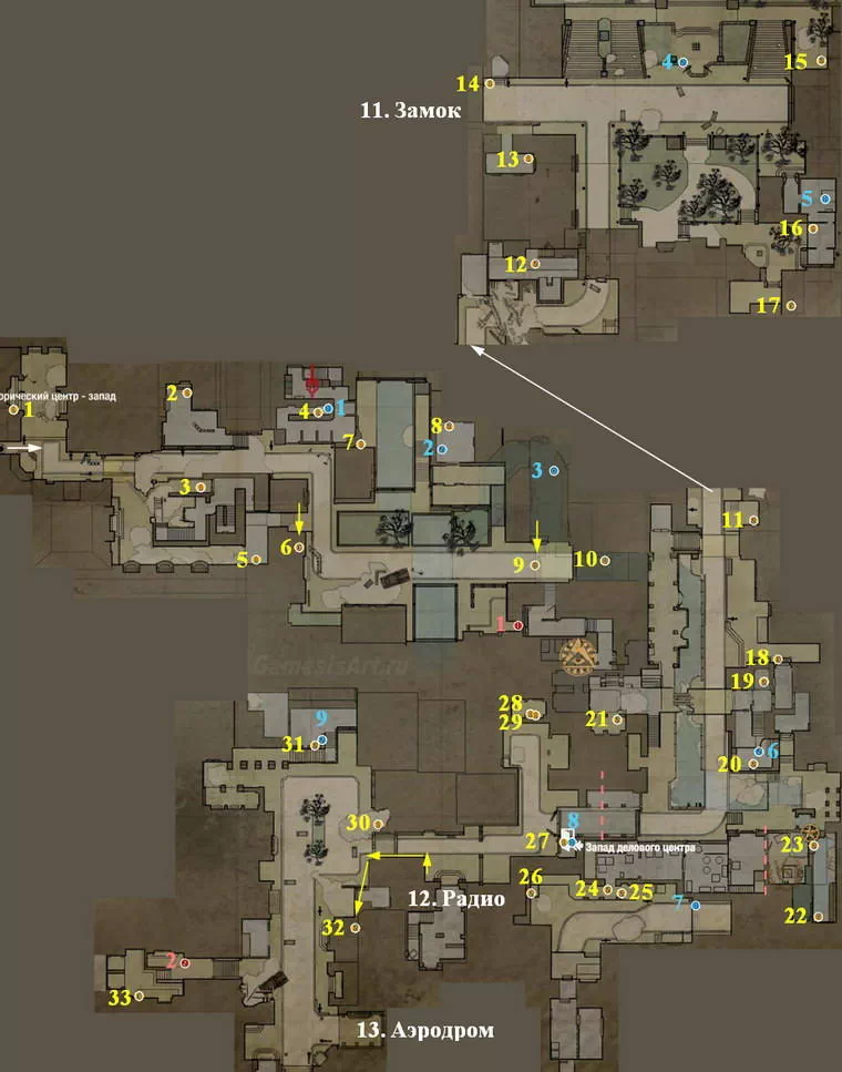 Wolfenstein 2009. Карта: Деловой центр